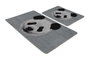 Mijölnir Juego de alfombrillas de baño Huge Panda Djt